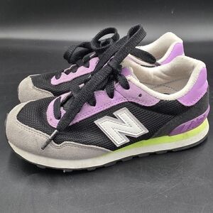New Balance Kids' Black and Purple Sneakers